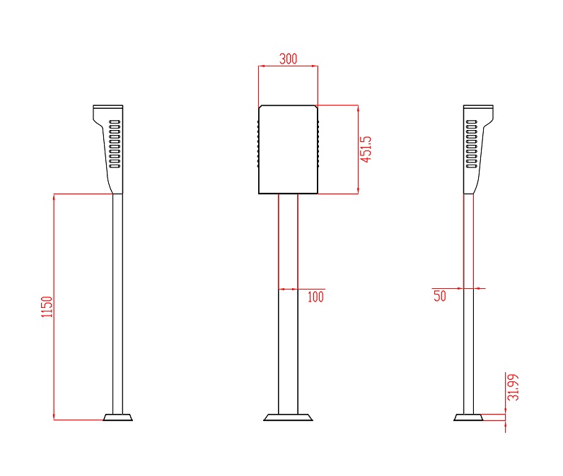 Telephone pillar